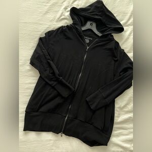 Majestic Filatures Zip-Front French Terry Hoodie